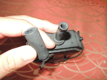 Antique Gun Powder Flask Japan Samurai Edo period matchlock Tanegashima Mokko and Hexagon