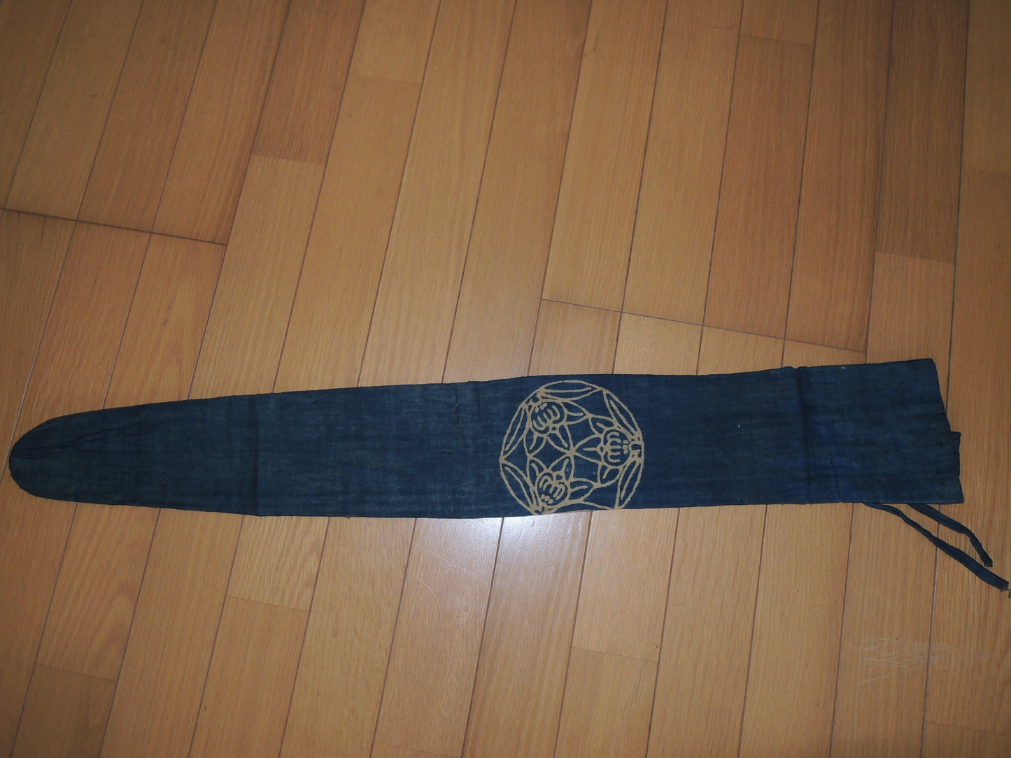 Antique Cotton Sayabukuro Cloth katana Case Japan Samurai katana Edo period