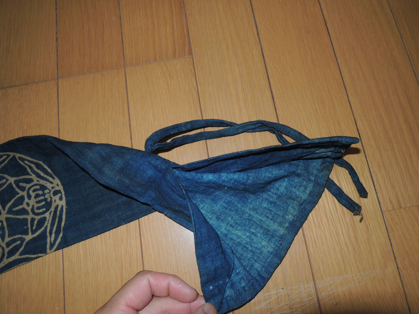 Antique Cotton Sayabukuro Cloth katana Case Japan Samurai katana Edo period