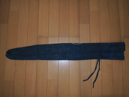 Antique Cotton Sayabukuro Cloth katana Case Japan Samurai katana Edo period