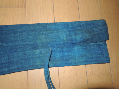 Antique Cotton Sayabukuro Cloth katana Case Japan Samurai katana Edo period