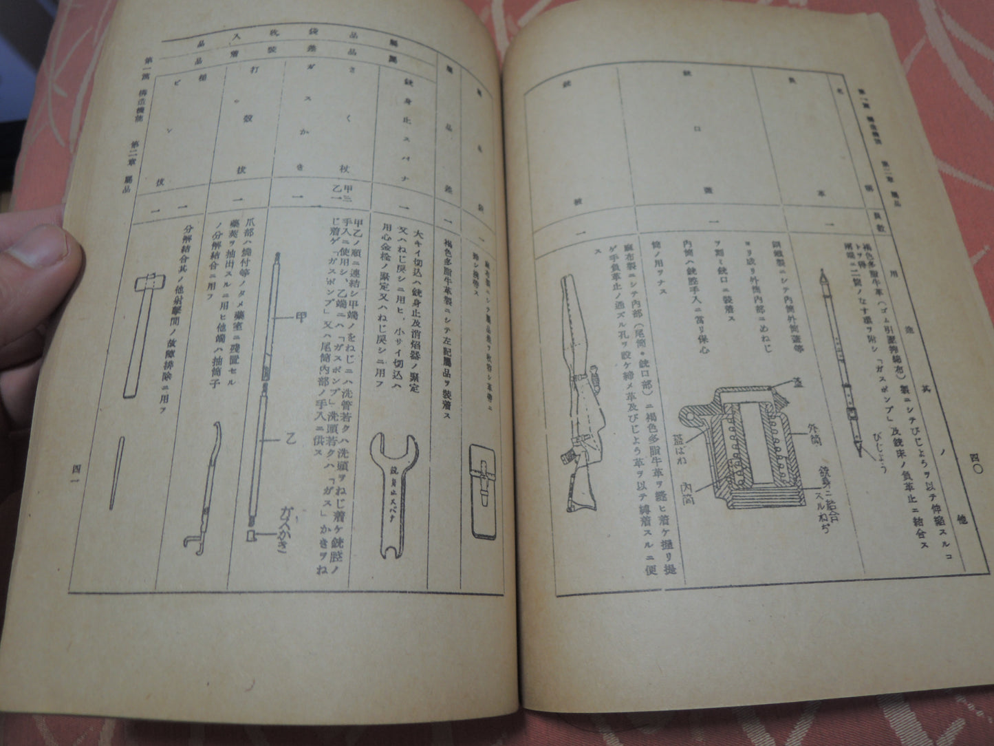 WW2 Original japanese army Type 99 machine gun textbook
