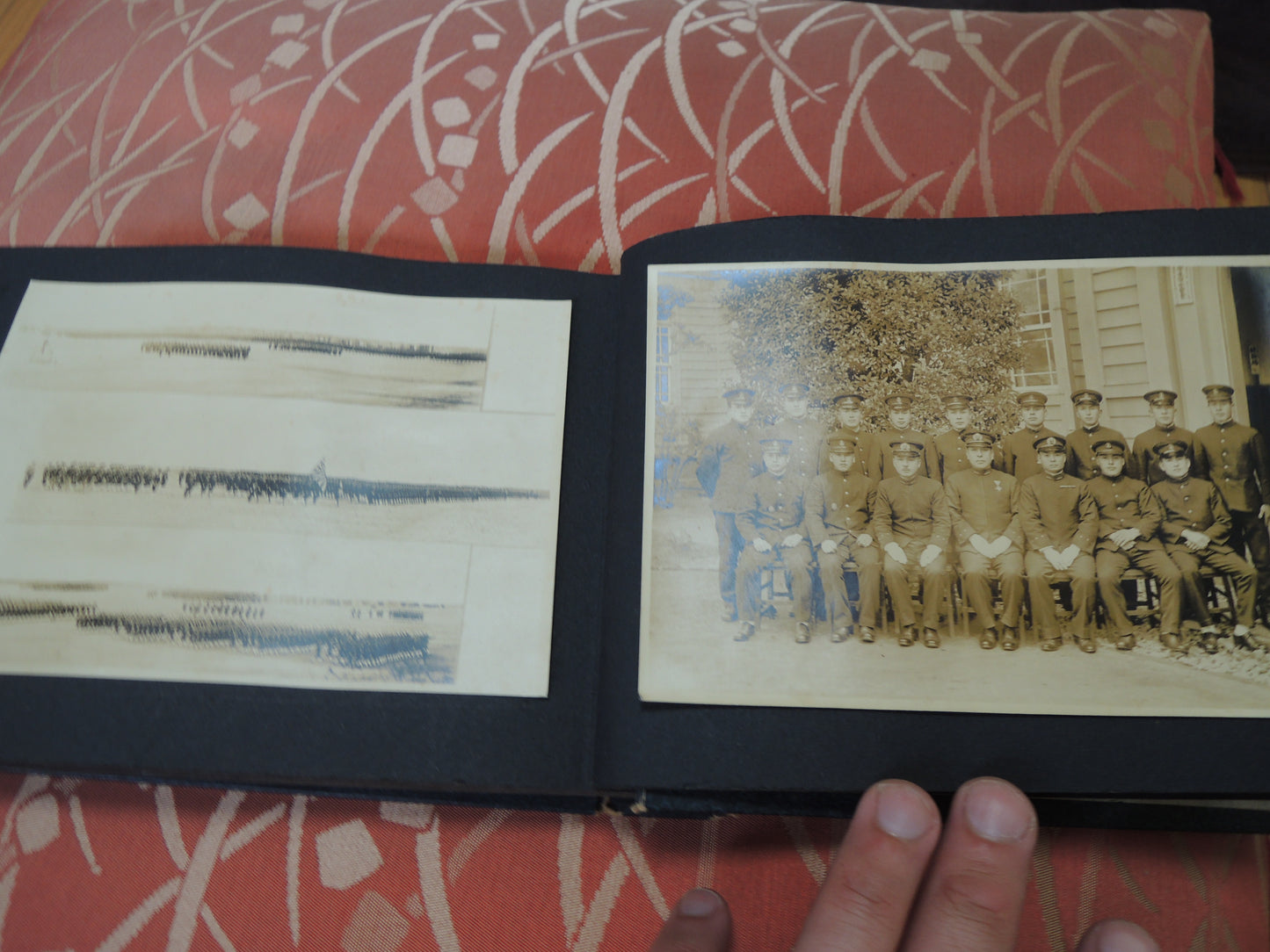 WW2 Japanese Navy Memorial Photo Album Naval Gunnery School Advanced Course