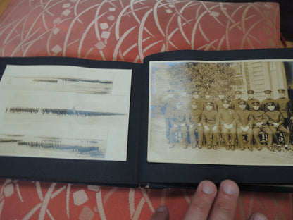WW2 Japanese Navy Memorial Photo Album Naval Gunnery School Advanced Course