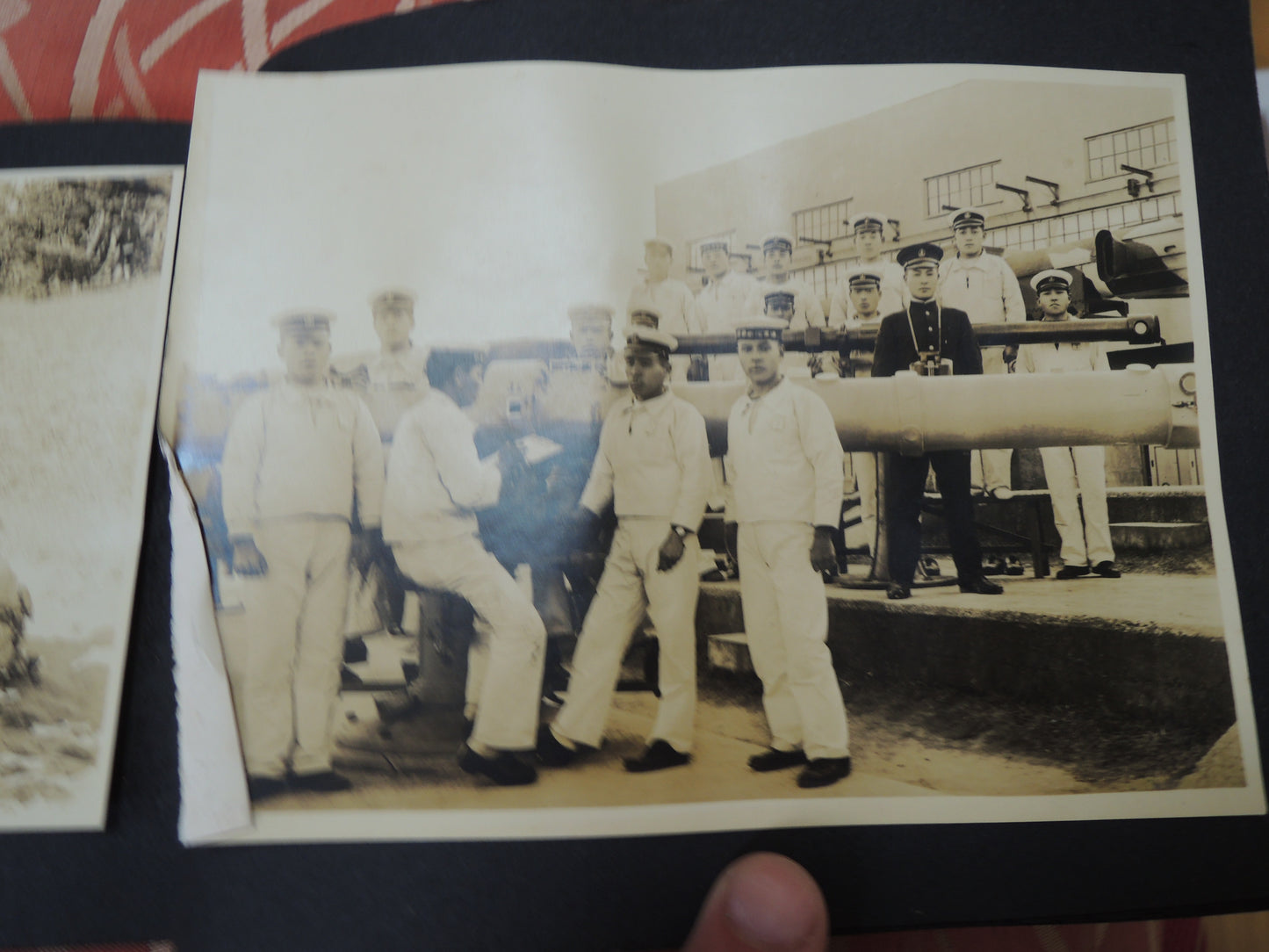 WW2 Japanese Navy Memorial Photo Album Naval Gunnery School Advanced Course