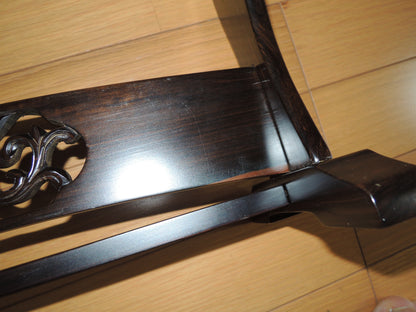 Vintage Japan katanaKake katana Rack fretwork Two Sword Tier