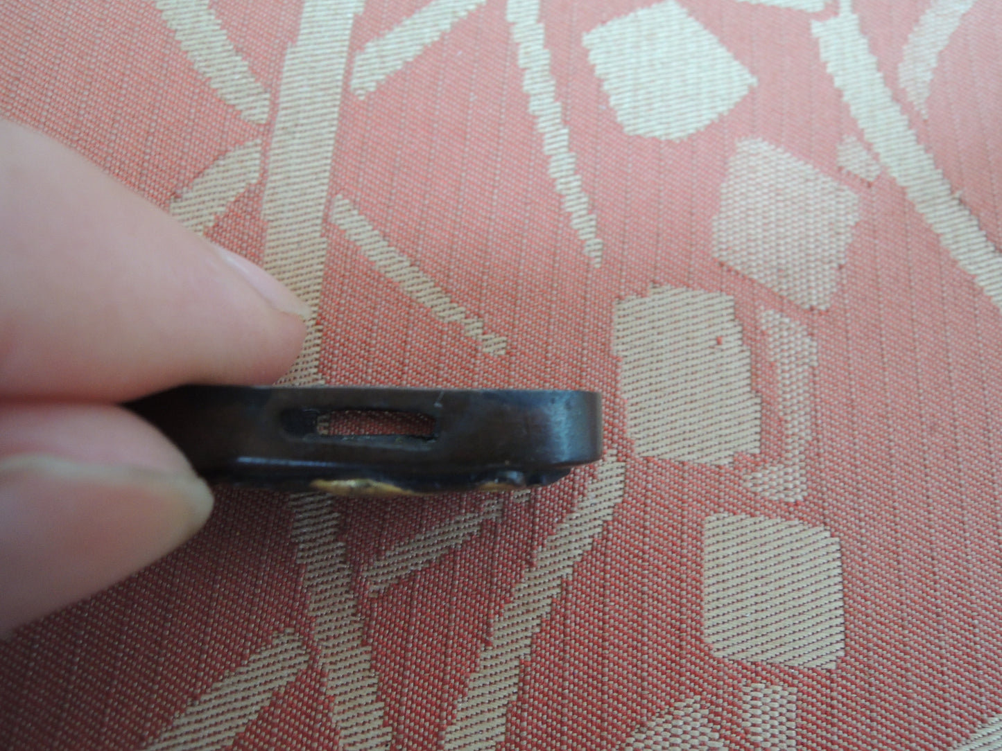 Antique Fuchi Japan Samurai katana Edo period Masked Monk and ledger book