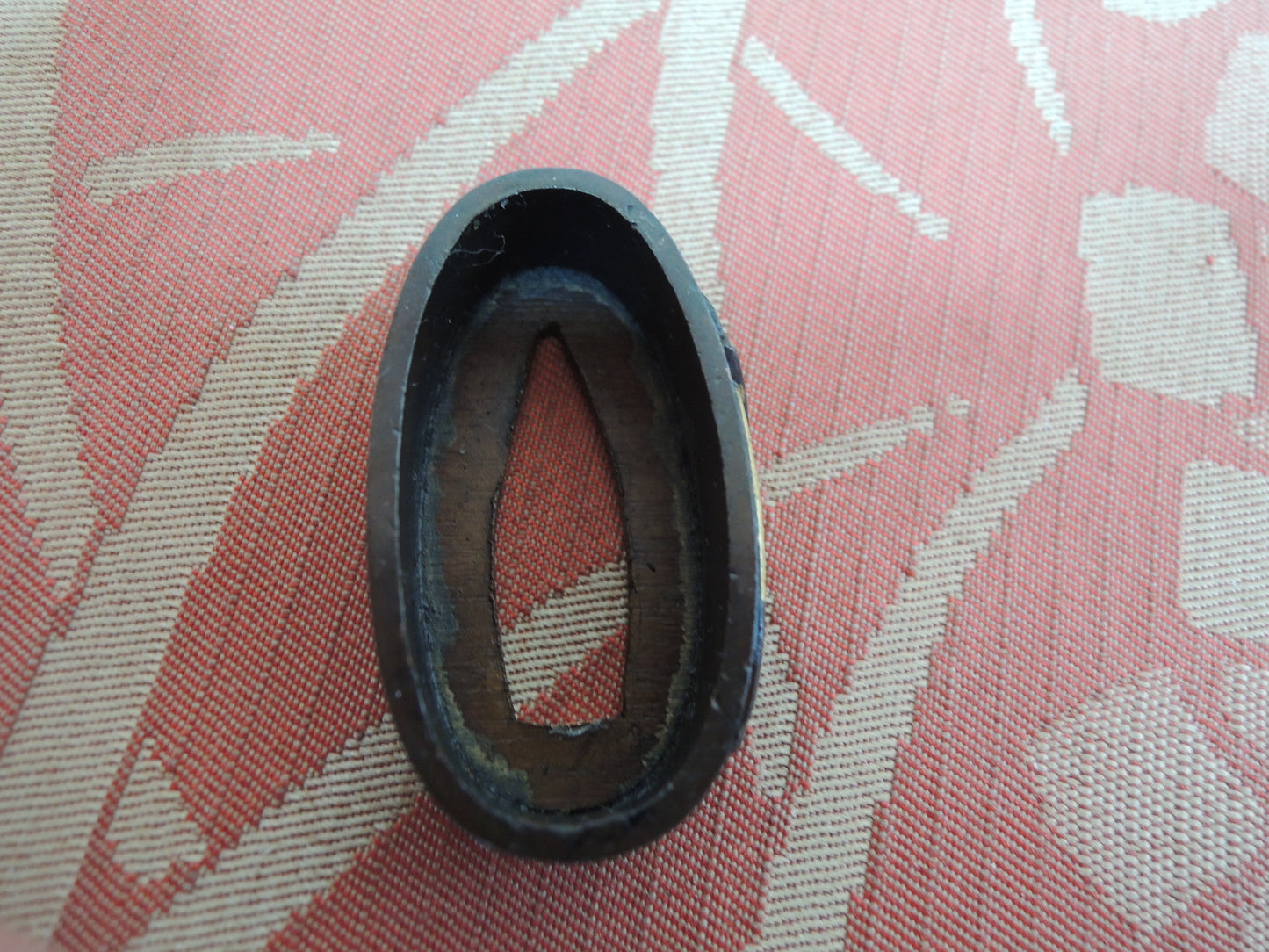 Antique Fuchi Japan Samurai katana Edo period Masked Monk and ledger book