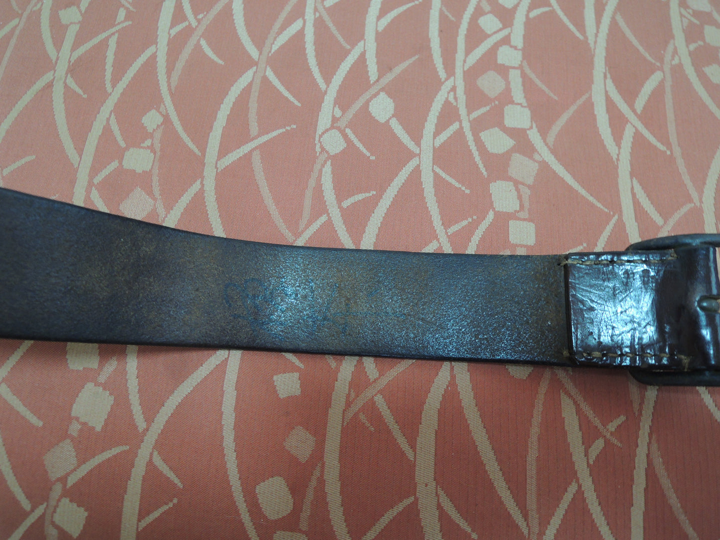 WW2 Original japanese Army Soldiers Leather Belt