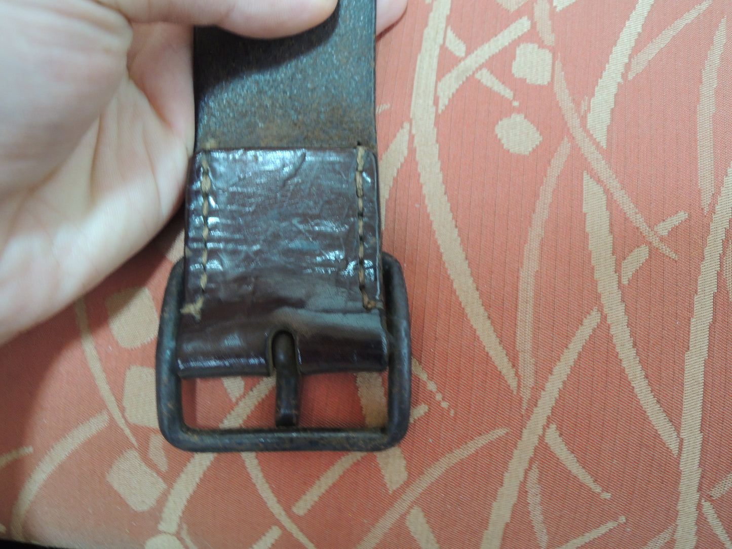 WW2 Original japanese Army Soldiers Leather Belt