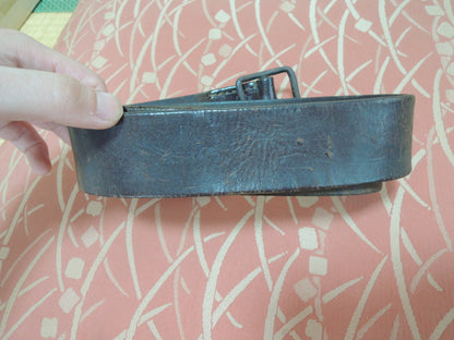 WW2 Original japanese Army Soldiers Leather Belt