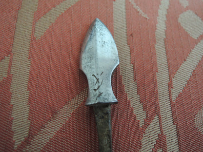 Antique Arrowhead Japan Samurai Bow Arrow Yajiri Edo period Togarine Bonji