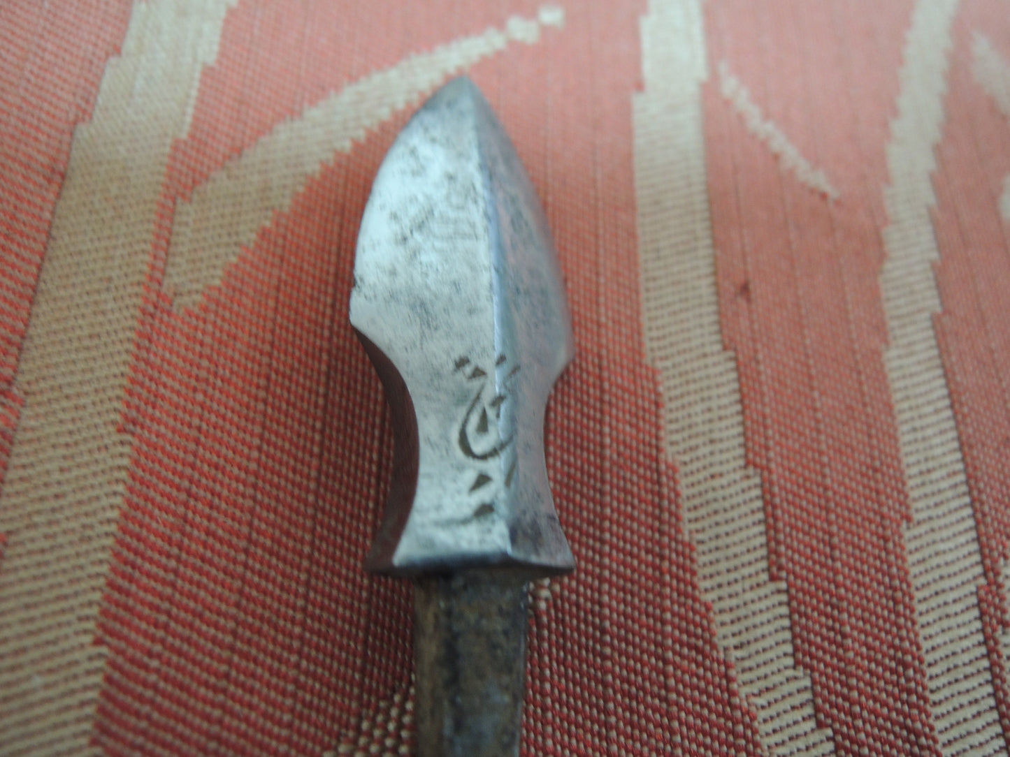Antique Arrowhead Japan Samurai Bow Arrow Yajiri Edo period Togarine Bonji
