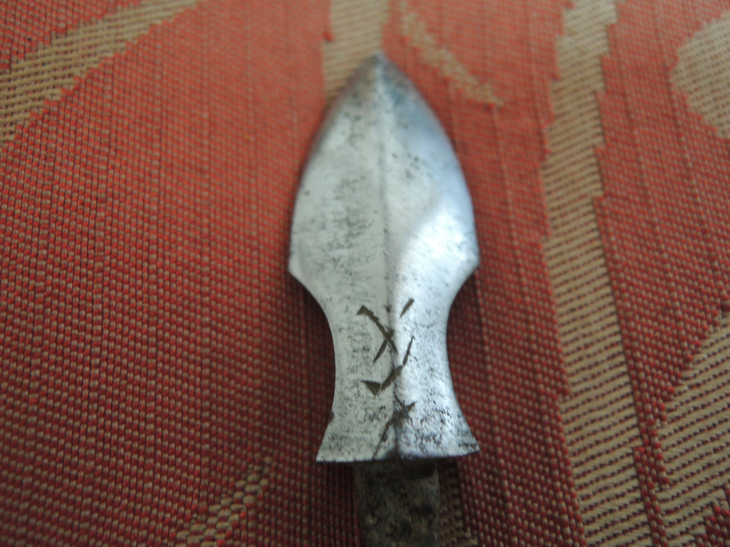 Antique Arrowhead Japan Samurai Bow Arrow Yajiri Edo period Togarine Bonji