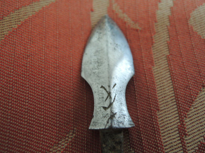Antique Arrowhead Japan Samurai Bow Arrow Yajiri Edo period Togarine Bonji
