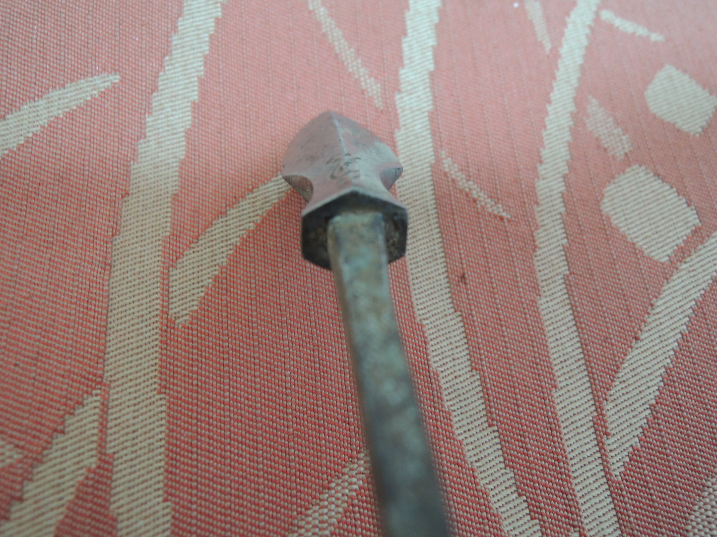 Antique Arrowhead Japan Samurai Bow Arrow Yajiri Edo period Togarine Bonji
