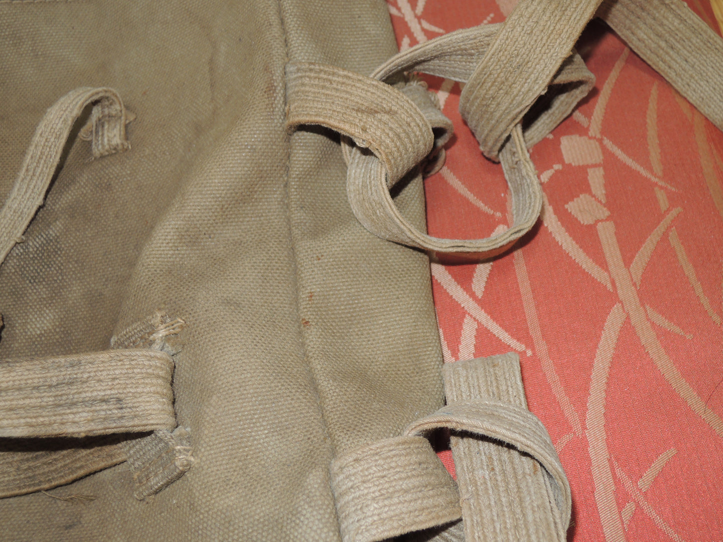 WW2 Original japanese Army military Soldiers Type99 backpack Takoashi
