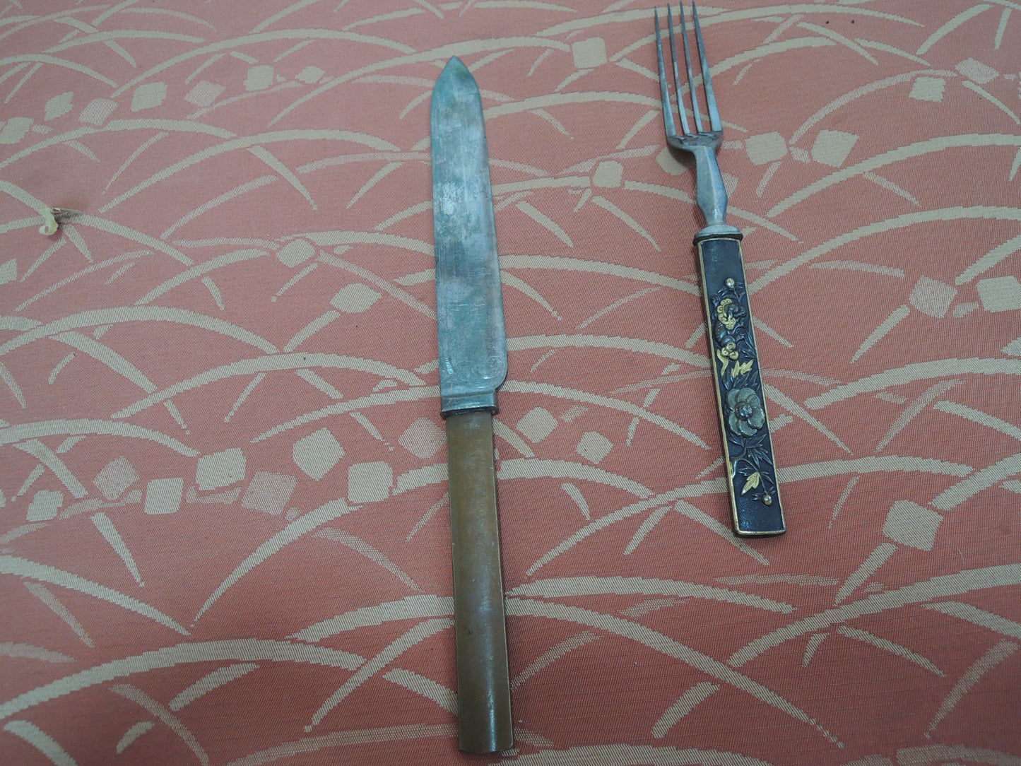 Antique Kozuka Japan katana Edo period Modified cutlery Mappin Brothers