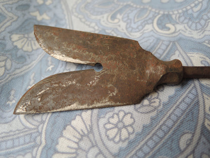 Antique Arrowhead Japan Samurai Bow Arrow Yajiri Edo period Sabao