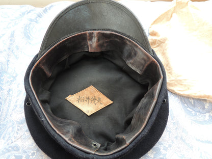 WW2 Original japanese Navy Officer Cap Hat with case